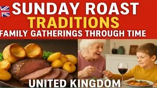 Sunday Roast Traditions &ndash; Family Gatherings Through Time The Beloved UK Sunday Roast Dinner #100k