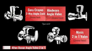 Two Way Angle Cock | Angle Valve 2 in 1 Quarter Turn Fitting Chrome, Top 10 Angle Cock 2 Way,