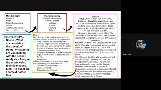 EDUQAS Film Studies - Comparison Question