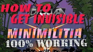 🔥HOW TO GET INVISIBLE IN MINIMILTIA (100% working) minimilitia mod minimilitia tips tricks