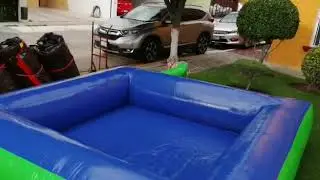 Alberca inflable 3 x 3 mts