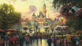 Disneyland 50th Anniversary by Thomas Kinkade