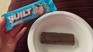 Built Bar Puff Protein Bars Coconut Chocolate - Healthy Snack Review Low Calorie High Protein