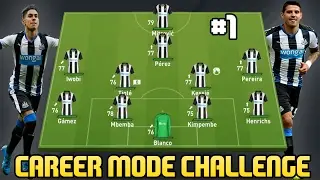 Newcastle United F.C. Career Mode Challenge!!!!!!!!!