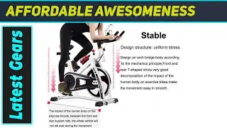 PUdina Ultra-Quiet Spinning Bike: Amazing Home Fitness Power!