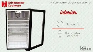 Cecilware 19&rdquo; Countertop Display Refrigerator