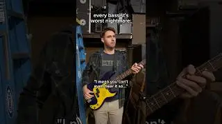 Every Bassist's Worst Nightmare #bandhumor #bandmemes #bass