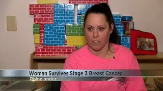 Woman survives stage 3 breast cancer