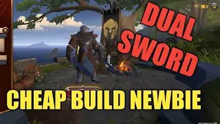 DUAL SWORDS CHEAP BUILD TEST - Albion Online Mobile - Newbie Albion