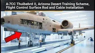 Inside Factory: A-10C Thunderbolt II Arizona Scheme Flight Control Rod & Cable Install