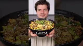 Obiad w 30 minut: Smażony ryż z wołowiną 🥡 #coocharz #jedzenie #przepisy #shorts