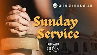🔴 🅻🅸🆅🅴 | SUNDAY SERVICE | 01.02.2026 | 08:30 A.M | C.S.I TA CHRIST CHURCH