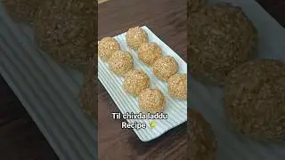 # Bihari style sesame chivda laddu recipe 🌿 traditional recipe Makar Sankranti special
