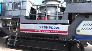 Mobile crusher testing