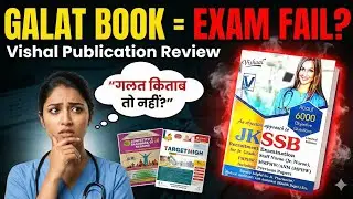 JKSSB Nursing Book Review | Vishal Publication Reality | Best Book for Staff Nurse