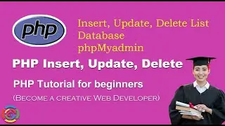 PHP Insert, Update, Delete & List