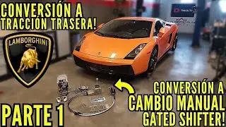 &iexcl;Transformamos un Lamborghini Gallardo E-Gear a est&aacute;ndar! | Ep 1