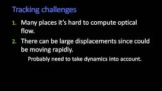 Tracking Challenges