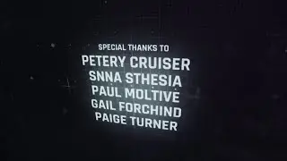 Digital Screen Credits: Premiere Pro template