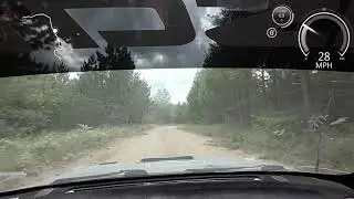 CUP Rally '21 SS2 Hill Road - In-car video with TCE Rally Team - first outing for the Sentra RS