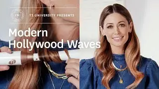 How To Use A Curling Wand | Modern Hollywood Waves with T3 Reversed Tapered Barrel | T3 University