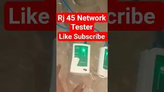 Rj 45 Network Cable Tester #diywiring #electricalindia #homewiring