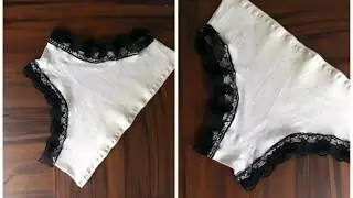 DIY Soft Ladies Underwear From T-shirt With Measurement