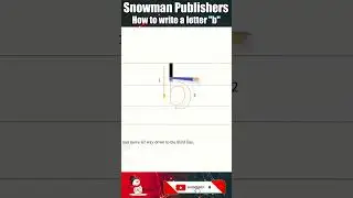 How to write a Small letter b | How to write English Alphabets | Shorts Video