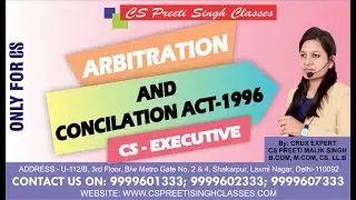 ARBITRATION || JIGL || CS EXECUTIVE || CS CLASSES || BEST CS PENDRIVE || ONLINE CLASSES IN LAXINAGAR