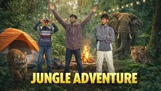 Jungle AdventureAur Khatarnaak Janwar| 😱Jungle Mein camping. ⛺️ 