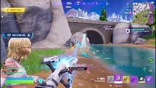 Fortnite Chapter 7 Season 1 Gameplay Squad Zero Build Cat Holloway Skins
