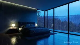 Light Rain and Peaceful Piano Music for Meditation and Sleep | relaxing rain sounds