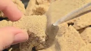 Aquarium & Temu Haven Chunks #asmr #satisfying #sand #sandplay #asmrsand #sandchunks 
