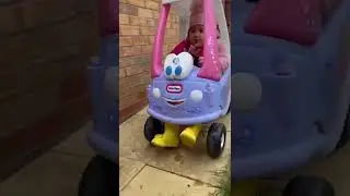 My little tikes Princess Car🥰🌸#babygirl #shorts #princess #car