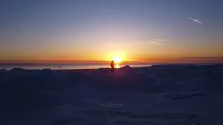 Winter Beach Sunset