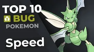 Top 10 Bug Pokemon - Highest Speed
