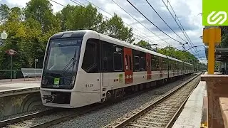 FGC 115 amb destinaci&oacute; S2 Sabadell Parc del Nord i FGC 113 destinaci&oacute; S2 Barcelona a Bellaterra