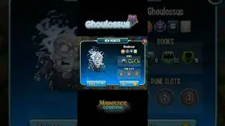 Hatching GHOULOSSUS &bull; Free Legends Pass Mythic (Monster Legends) #Shorts