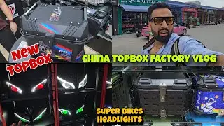 New super bikes headlights | Top box new design with number lock system #cima2025