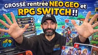 Des p&eacute;pites partout ! Grosse rentr&eacute;e NEO GEO & RPG Switch 🔥#retrogaming