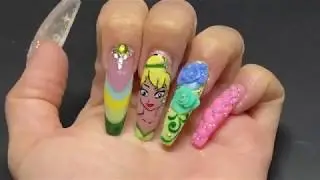 Tinkerbell Nails by ProfessioNails and Beauty