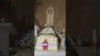 October Rosary month#blessed month#Church#Mother mary # rosary 2025