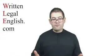 WrittenLegalEnglish.com: Drafting errors: 'Shall'