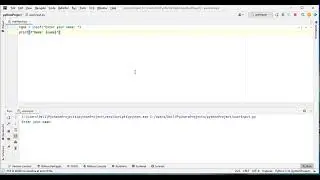 How to get input from the user in python