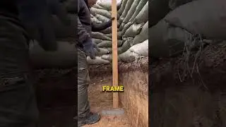 Он собственноручно построил самый необычный подземный дом с полностью прозрачной крышей.