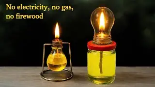 No Electricity, No Gas! DIY 3-in-1 Heating Lamp &ndash; Free Energy for Winter