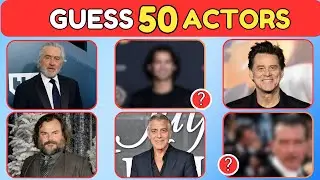 Can You Guess All 50 Hollywood Actors❓