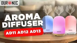 Duronic AD11, AD12 & AD13 Ultrasonic Aromatherapy Humidifiers | Compact Essential Oil Diffuser Range