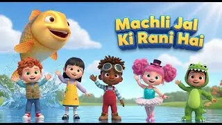 Machli Jal Ki Rani Hai | Popular Hindi Kids Song | 3D Animated Nursery Rhyme