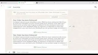 Product review and Seller Feedback for Amazon self ship orders